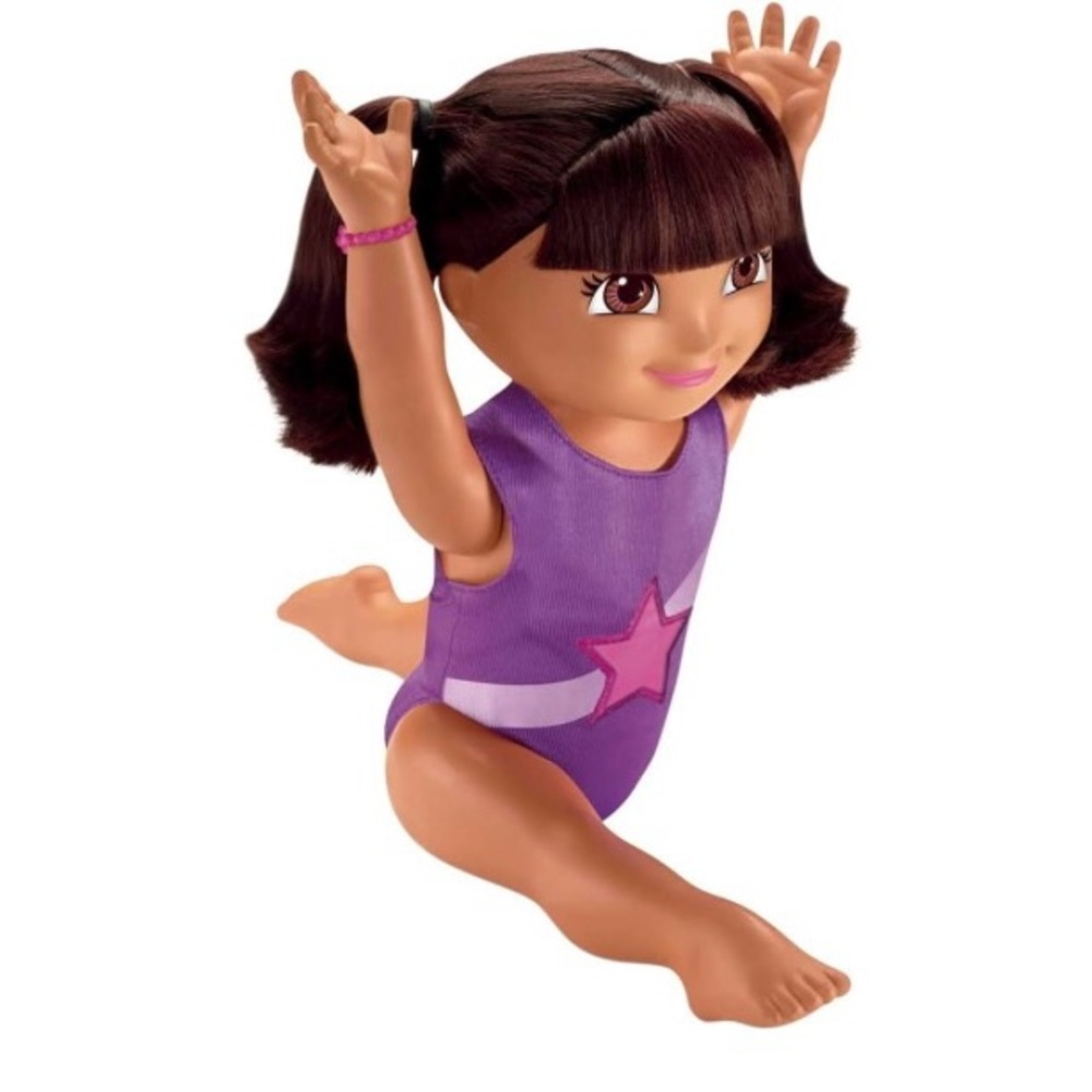 16” Fisher-Price Dora the Explorer Fantastic Gymnastics doll.